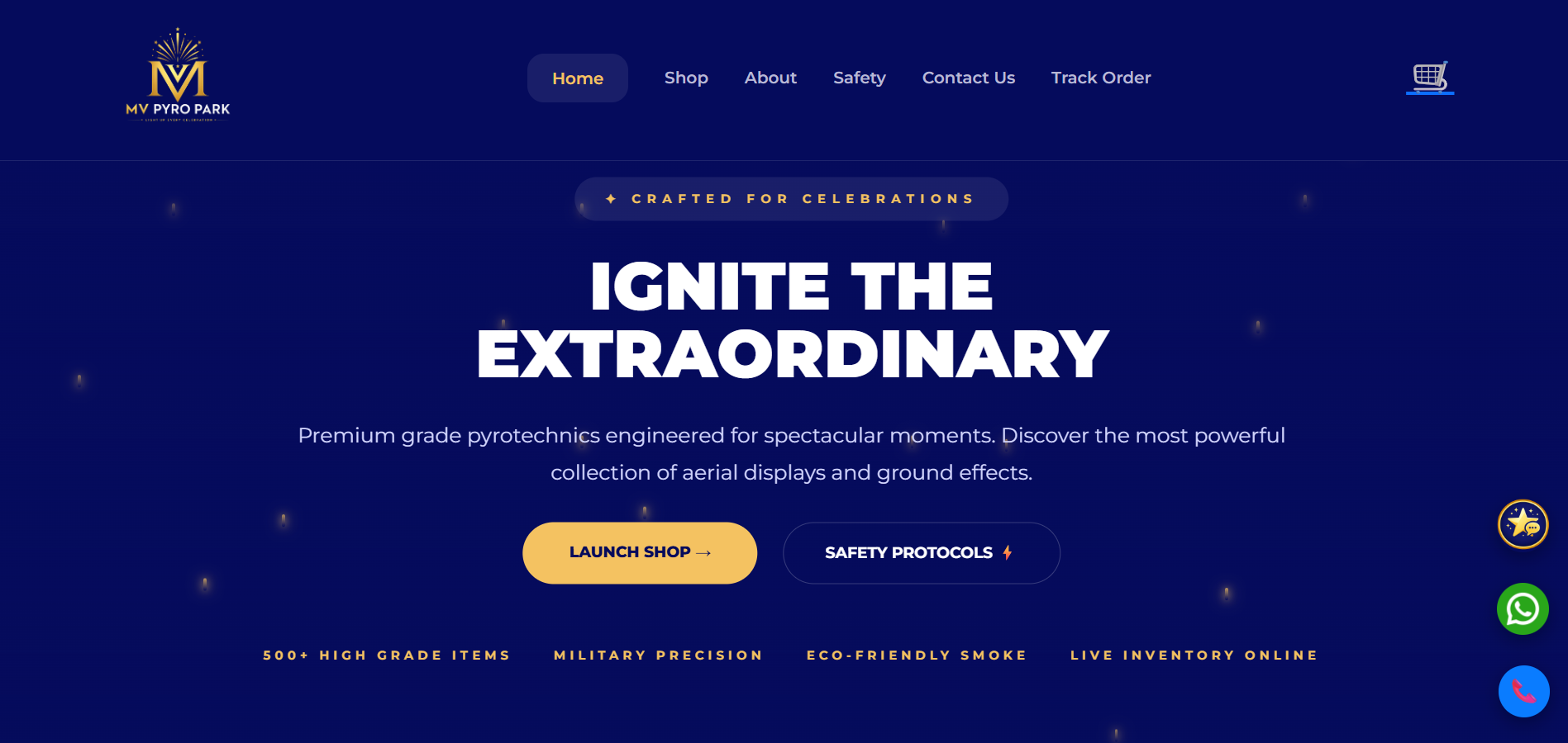 Jarvis Pyro Park website